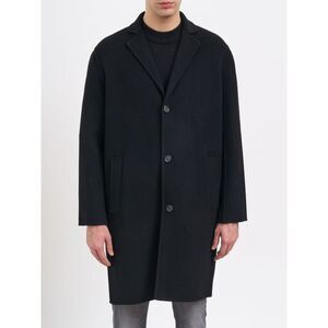 Paolo Pecora Coat Men Black